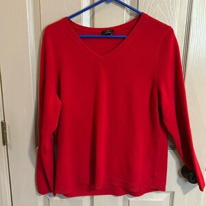 Talbots V-Neck cashmere sweater
